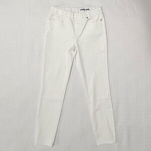 Lands' End High Rise Skinny Jeans in White, Women's Size 6 Petite L28
